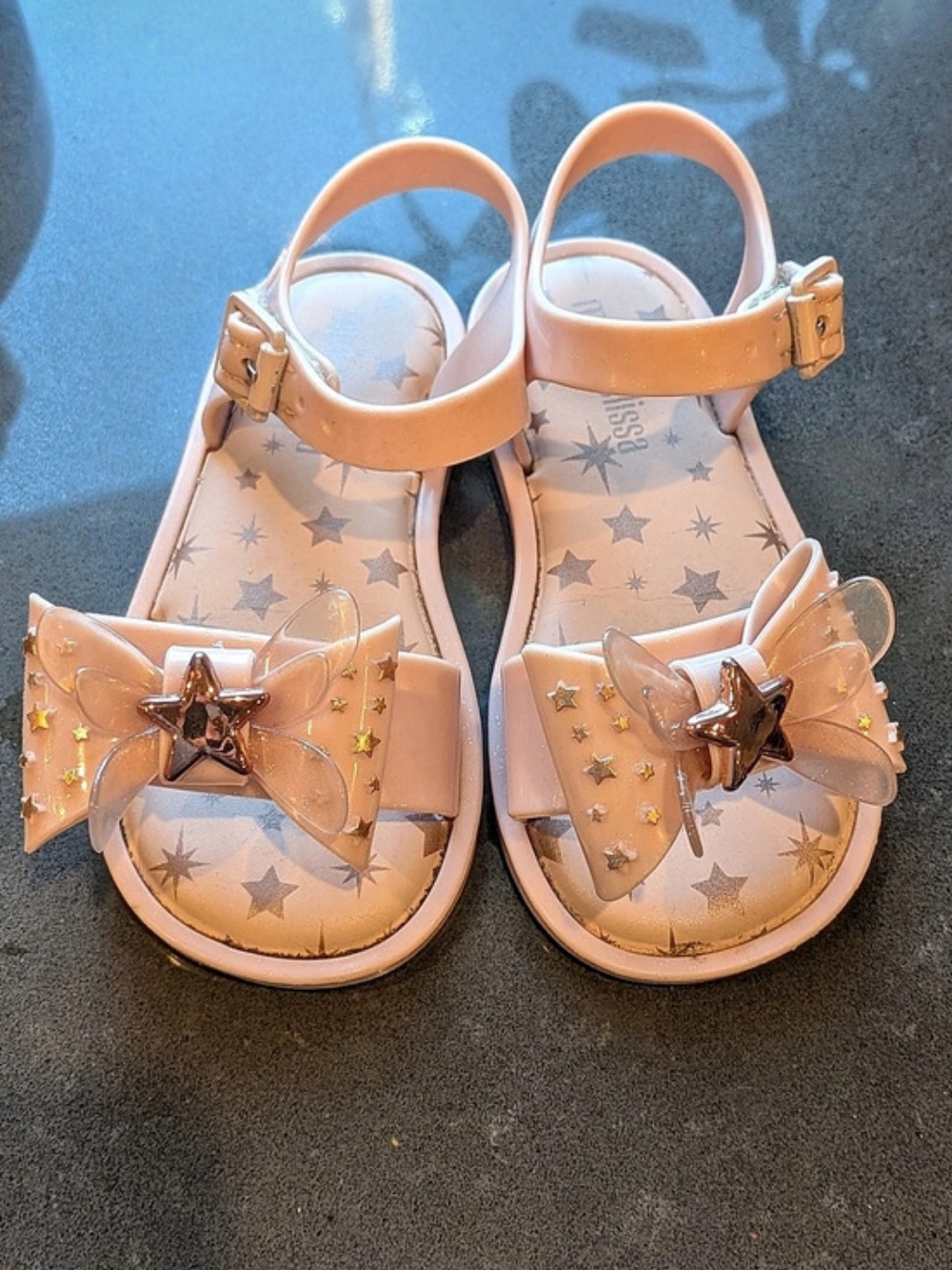 Mini Melissa Mar Sandal Star Pink Sandals